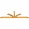 Ekena Millwork Richland Rough Sawn Timber Gable Bracket, Western Red Cedar, 108"W x 36"H x 4"D x 4"F, 8/12 Pitch GBW108X36X0404RIC00RWR - alternate 4